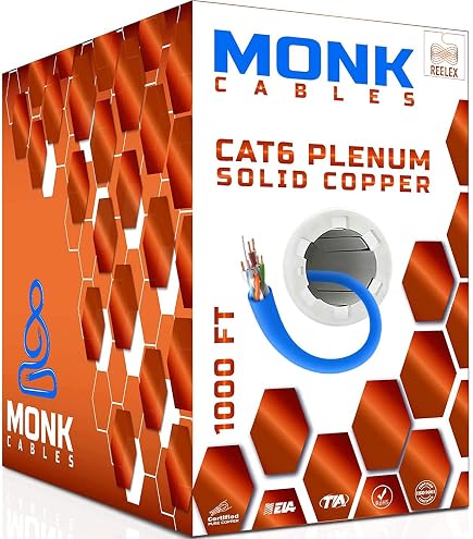 Amazon.com: SOUTHWIRE I999952H CAT6 23G 1000' Reel In Box Blue